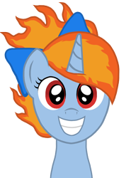 Size: 3000x4050 | Tagged: safe, artist:thacrazeddoktor, pony, bow, cute, ponified, pyro, smiling, team fortress 2, waking nightmares