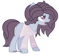 Size: 1024x975 | Tagged: safe, artist:cindydreamlight, oc, oc only, oc:lisanne, earth pony, pony, base used, clothes, female, mare, shirt, simple background, solo, transparent background