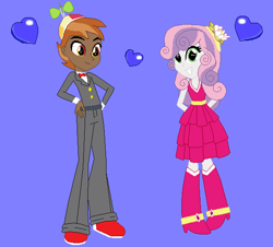 Size: 564x510 | Tagged: safe, artist:owletbrigthness, artist:selenaede, button mash, sweetie belle, equestria girls, base used, equestria girls-ified, female, heart, male, shipping, straight, sweetiemash