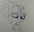 Size: 500x465 | Tagged: safe, artist:tjpones, derpibooru import, sci-twi, twilight sparkle, clipboard