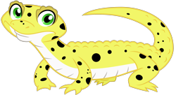 Size: 2950x1600 | Tagged: safe, artist:cheezedoodle96, ray, gecko, lizard, eqg summertime shorts, equestria girls, pet project, .svg available, animal, leopard gecko, looking at you, pet, simple background, solo, svg, transparent background, vector