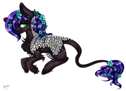 Size: 5000x3629 | Tagged: safe, artist:cat-chai, oc, oc only, oc:remedy, original species, pony, female, high res, simple background, solo, transparent background