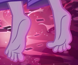 Size: 640x538 | Tagged: safe, screencap, sci-twi, twilight sparkle, equestria girls, legend of everfree, barefoot, cropped, feet, foot focus, legend of everfeet, legs, pictures of legs