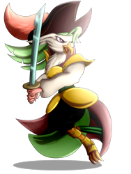 Size: 1024x1365 | Tagged: safe, artist:heart-of-a-dragoness, captain celaeno, anthro, bird, parrot, my little pony: the movie, armor, clothes, female, hat, open mouth, pirate hat, simple background, solo, sword, transparent background, weapon