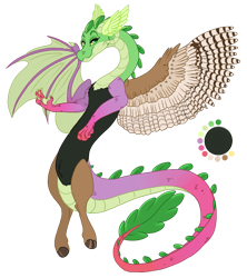 Size: 700x788 | Tagged: safe, artist:bijutsuyoukai, oc, oc only, oc:styx, draconequus, pony, draconequus oc, magical gay spawn, parents:dispike, simple background, solo, transparent background