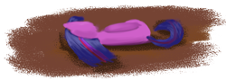 Size: 1050x375 | Tagged: safe, artist:sycreon, twilight sparkle, twilight sparkle (alicorn), alicorn, pony, female, lying down, mare, on side, sketch, solo