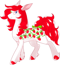 Size: 2800x3063 | Tagged: safe, artist:draikinator, sugarberry, pony, g1, simple background, solo, transparent background