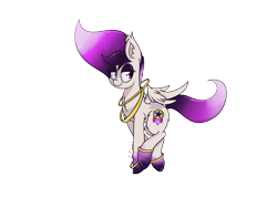 Size: 4000x3000 | Tagged: safe, artist:syncbanned, oc, oc only, pegasus, pony, fade, female, purple, ring, salo, simple background, transparent background, vector