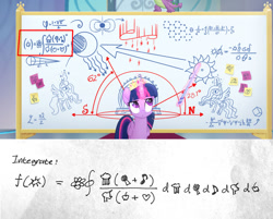 Size: 1134x910 | Tagged: safe, screencap, spike, twilight sparkle, twilight sparkle (alicorn), alicorn, dragon, my little pony: the movie, calculus, fancy mathematics, integral, line integral, math, quantum mechanics, schrodinger equation