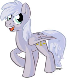 Size: 651x752 | Tagged: safe, artist:php27, oc, oc only, oc:swiftsky, pegasus, pony, simple background, smiling, solo, transparent background