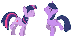 Size: 5307x2729 | Tagged: safe, artist:petraea, twilight sparkle, unicorn twilight, oc, oc:glamour, pony, unicorn, female, mare, simple background, transparent background, vector