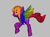 Size: 160x120 | Tagged: safe, artist:newflutterpie, oc, oc only, oc:rain dropper, pony creator, 3d, adoptable, picture for breezies, ponylumen, solo