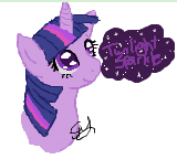 Size: 160x144 | Tagged: safe, artist:seiianna, derpibooru import, twilight sparkle, picture for breezies, solo