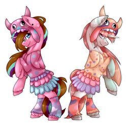 Size: 638x636 | Tagged: safe, artist:jacobdawz, artist:twinkepaint, oc, oc only, oc:twinke paint, unicorn, clothes, costume, female, mare, rearing, simple background, skirt, transparent background, unshorn fetlocks