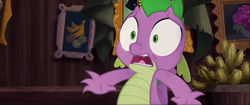 Size: 1078x453 | Tagged: safe, derpibooru import, screencap, spike, dragon, my little pony: the movie