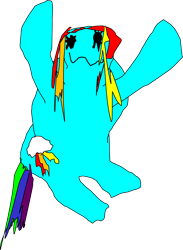 Size: 1268x1735 | Tagged: safe, artist:jacobfoolson, 1000 hours in ms paint, rainblob dash, simple background, transparent background