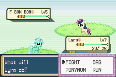 Size: 240x160 | Tagged: safe, artist:fillyshypls, bon bon, lyra heartstrings, sweetie drops, female, filly, filly lyra, filly sweetie drops, pokémon, ponymon