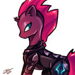 Size: 1400x1400 | Tagged: safe, artist:stellar-sea, tempest shadow, pony, my little pony: the movie, simple background