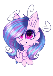 Size: 1000x1414 | Tagged: safe, artist:ohsushime, oc, oc only, oc:elizabeth, pony, bust, chest fluff, female, mare, portrait, simple background, solo, transparent background