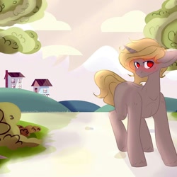 Size: 1280x1280 | Tagged: safe, artist:worldlofldreams, oc, oc only, pony, unicorn, solo