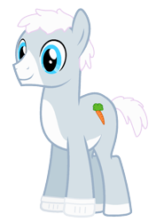 Size: 1000x1424 | Tagged: safe, artist:harmony--bunny, pony, base used, bugs bunny, looney tunes, loony tunes, ponified, solo