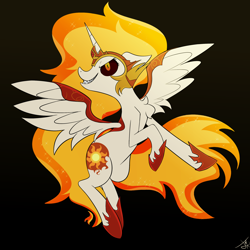 Size: 2500x2500 | Tagged: safe, artist:goldenled, daybreaker, alicorn, pony, a royal problem, solo