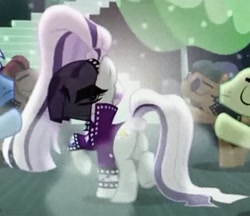 Size: 3080x2664 | Tagged: safe, screencap, coloratura, limelight, the mane attraction, countess coloratura, new wave (character), plot, spectrum shades, turbo bass