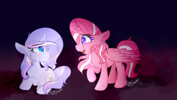 Size: 1920x1080 | Tagged: safe, artist:lynchristina, oc, oc only, oc:crystal melody, alicorn, pony, unicorn, female, mare