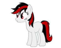 Size: 900x700 | Tagged: safe, artist:age3rcm, oc, oc only, oc:blackjack, pony, unicorn, fallout equestria, blank flank, female, mare, simple background, solo, transparent background, vector