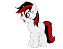 Size: 900x700 | Tagged: safe, artist:age3rcm, oc, oc only, oc:blackjack, pony, unicorn, fallout equestria, blank flank, female, mare, simple background, solo, transparent background, vector