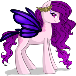 Size: 1024x1025 | Tagged: safe, artist:violentdreamsofmine, oc, oc only, pony, butterfly wings, fairy pony, female, mare, simple background, solo, transparent background