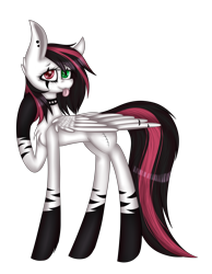 Size: 3108x3995 | Tagged: safe, artist:mimihappy99, oc, oc only, oc:emala jiss, pegasus, pony, female, mare, simple background, solo, tongue out, transparent background