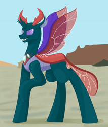 Size: 2088x2448 | Tagged: safe, artist:shadow-wing-lover, pharynx, changedling, changeling, to change a changeling, prince pharynx, solo
