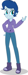 Size: 375x981 | Tagged: safe, artist:mlp-trailgrazer, oc, oc only, oc:nik, equestria girls, clothes, equestria girls-ified, female, hoodie, pants, shoes, simple background, sneakers, solo, transparent background