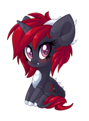 Size: 1380x1869 | Tagged: safe, artist:scarlet-spectrum, oc, oc only, oc:scarlet spectrum, hybrid, unicorn, simple background, solo, transparent background