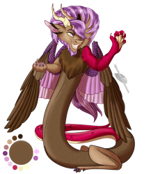 Size: 858x990 | Tagged: safe, artist:bijutsuyoukai, oc, oc only, oc:square know, draconequus, draconequus oc, magical gay spawn, offspring, parent:discord, parent:stellar eclipse, parents:stellarcord, simple background, solo, transparent background