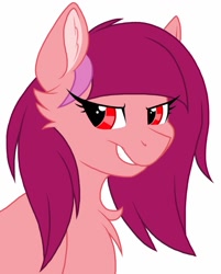 Size: 1027x1280 | Tagged: safe, artist:melodytheartpony, oc, oc only, pony, bust, flat colors, portrait, shoulder up