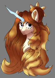 Size: 2210x3132 | Tagged: safe, artist:worldlofldreams, oc, oc only, pony, unicorn, crystal horn, jewelry, solo