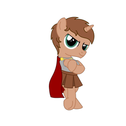 Size: 3500x3500 | Tagged: safe, artist:peternators, oc, oc only, unicorn, colt, greek, looking at you, male, simple background, smiling, solo, transparent background