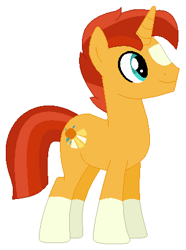 Size: 320x431 | Tagged: safe, artist:janethepegasus, sunburst, unicorn, alternate hairstyle, alternate universe