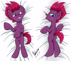 Size: 6000x5184 | Tagged: safe, artist:viejillox64art, fizzlepop berrytwist, tempest shadow, pony, my little pony: the movie, absurd resolution, body pillow, body pillow design, female, plot, sexy, solo, tempass