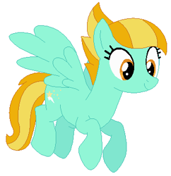 Size: 344x355 | Tagged: safe, artist:janethepegasus, lightning dust, pegasus, pony, alternate hairstyle, alternate universe