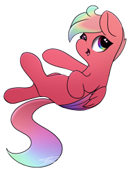 Size: 1875x2500 | Tagged: safe, artist:mindlesssketching, oc, oc only, oc:sour spectrum, pegasus, pony, female, happy, mare, simple background, solo, transparent background