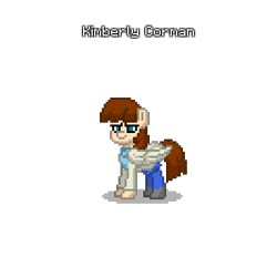 Size: 400x400 | Tagged: safe, pony, final destination (franchise), final destination 2, kimberly corman, ponified, pony town, simple background, transparent background