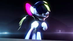 Size: 3840x2160 | Tagged: safe, artist:jollyoldcinema, songbird serenade, my little pony: the movie, 3d, concert, night, sia (singer), singing, solo, source filmmaker