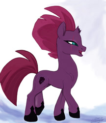 Size: 1729x2000 | Tagged: safe, artist:chrissawyer, fizzlepop berrytwist, tempest shadow, pony, unicorn, my little pony: the movie, broken horn, cutie mark, eye scar, female, hoof shoes, mare, scar, solo