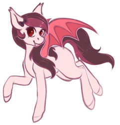 Size: 920x954 | Tagged: safe, artist:ladykochou, oc, oc only, bat pony, solo