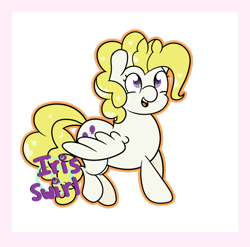 Size: 1024x1012 | Tagged: safe, artist:magiccat2122, surprise, pegasus, pony, simple background, solo, transparent background