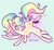 Size: 1280x1165 | Tagged: safe, artist:janegumball, derpibooru import, starshine, pegasus, pony, g1, bow, colored hooves, female, flying, g1 to g4, generation leap, mare, multicolored hair, rainbow hair, solo, tail bow