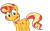 Size: 1280x798 | Tagged: safe, artist:gmaplay, derpibooru import, sunset shimmer, pony, unicorn, bunset shimmer, butt, looking back, simple background, solo, transparent background